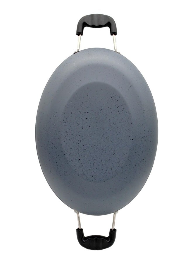 LAZYwindow Nonstick Sauce Pan and Kadhai Set, Grey Base, 2-Piece Combo Pack - Image 4